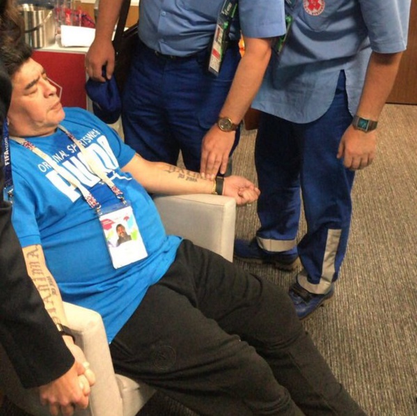 Dernière minute : Diego Maradona hospitalisé 