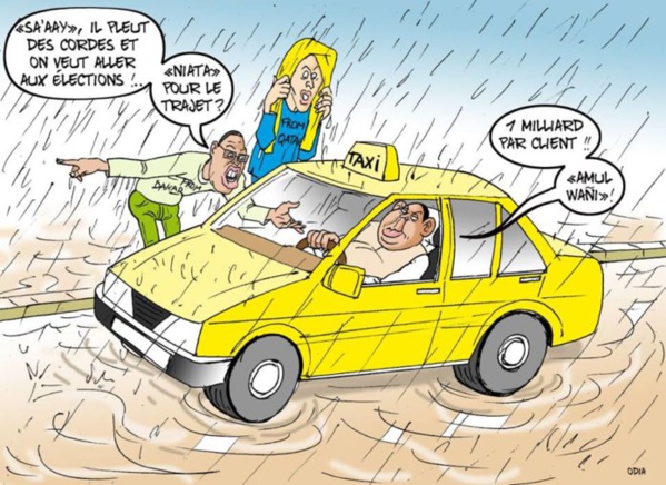 Macky refuse de prendre dans son taxi les 2 K (Odia)