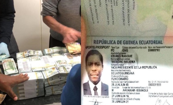 Voici les 9 milliards francs CFA de Teodorin Obiang Nguema saisis au Brésil Voici les 9 milliards francs CFA de Teodorin Obiang Nguema saisis au Brésil