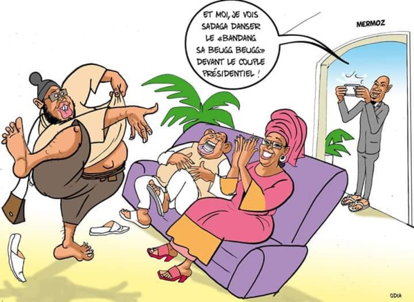 On a vu le député Sadaga danser chez Macky Sall à Mermoz On a vu le député Sadaga danser chez Macky Sall à Mermoz