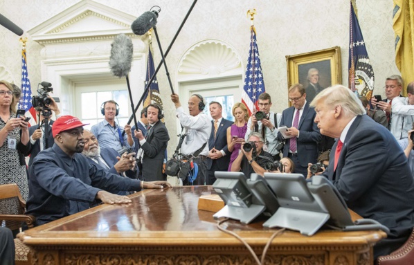 Rencontre Kanye West et Donald Trump à la Maison Blanche