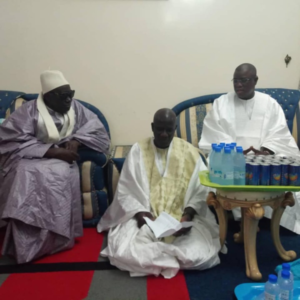  Baldé reçu par le Khalif général des mourides et d'autres dignitaires de Touba