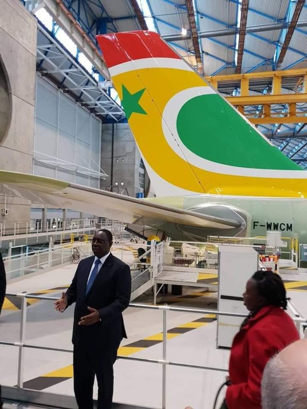 Toulouse: Macky Sall visite " Airbus industrie " Toulouse: Macky Sall visite " Airbus industrie "
