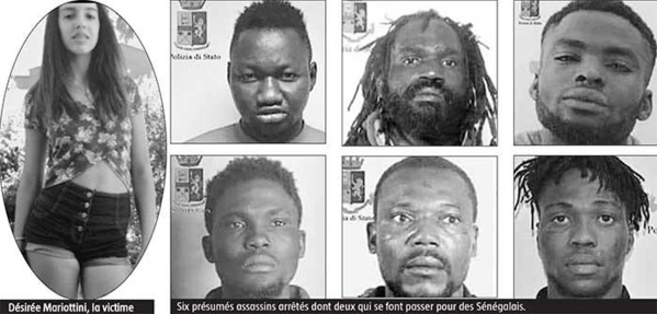 Italie : une fillette de 16 ans, droguée, violée et assassinée par des Africains