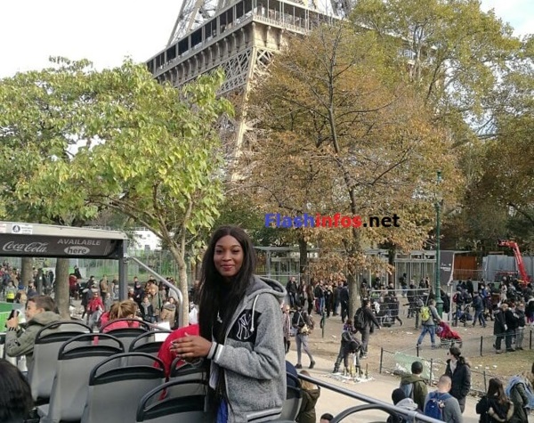 Yacine Dieng Thiam, Miss Sénégal 2017 visite Paris