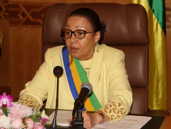Lucie Milebou Aubusson présidente par intérim du Gabon
