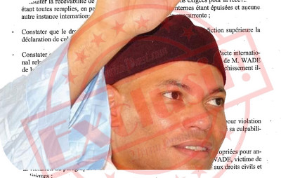 Exclusif! Ces demandes de Karim Wade rejetées par le Comité des droits de l’homme de l’Onu