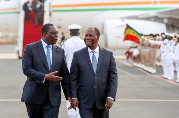 Ouattara à Macky: « Nous souhaitons des élections apaisées au Sénégal »