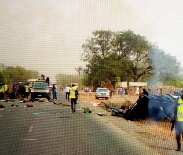 Bignona: Un bus transportant des militants de Sonko s'est renversé et fait plus de 15 blessés