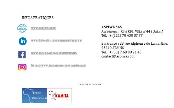 Immobilier – ASPIWA SAS: Un professionnel au service de la Diaspora Sénégalaise Immobilier – ASPIWA SAS: Un professionnel au service de la Diaspora Sénégalaise