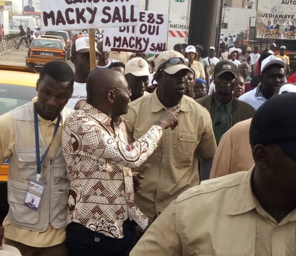 Caravane de Macky aux Parcelles Assainies: Ansoumana Danfa a assuré la mobilisation