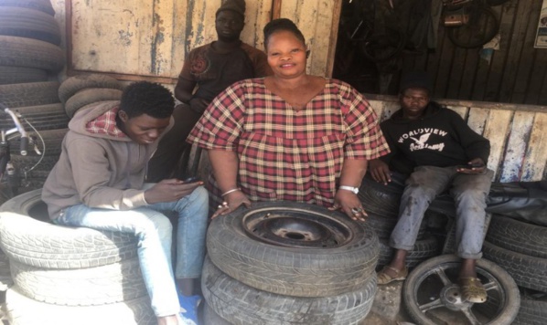 Arame Ndiaye, la reine du pneu Arame Ndiaye, la reine du pneu