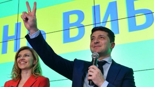 Ukraine: le comédien Volodymyr Zelensky en tête de la présidentielle Ukraine: le comédien Volodymyr Zelensky en tête de la présidentielle