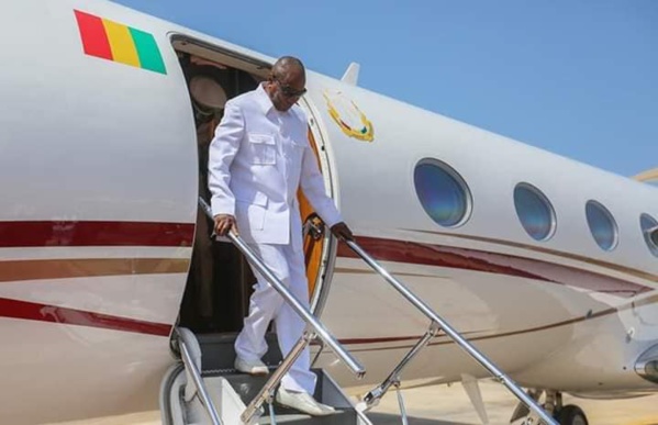 Alpha Condé à Dakar depuis ce matin