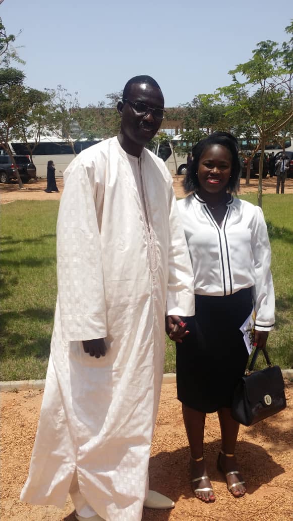 Dieynaba Goudiaby, présidente de l'UCTM à la prestation de serment de Macky