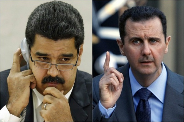 Le message d’Assad à Maduro : « Résistez, vous allez finir par les vaincre ! » Le message d’Assad à Maduro : « Résistez, vous allez finir par les vaincre ! »