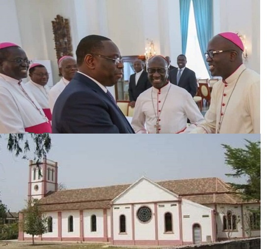 Macky Sall prend en charge la réhabilitation de la cathédrale "Saint Antoine de Padoue" de Ziguinchor