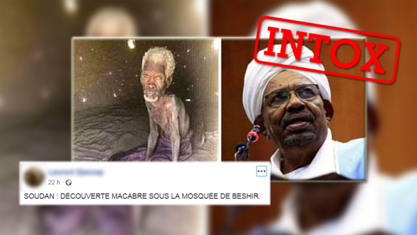 Une découverte macabre sous la mosquée d’Omar el-Béchir ? Attention intox ! Une découverte macabre sous la mosquée d’Omar el-Béchir ? Attention intox !