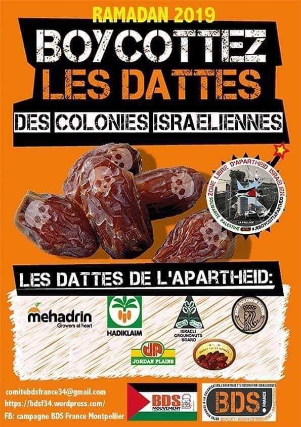 Les Sénégalais invités à boycotter les dattes Israéliennes 