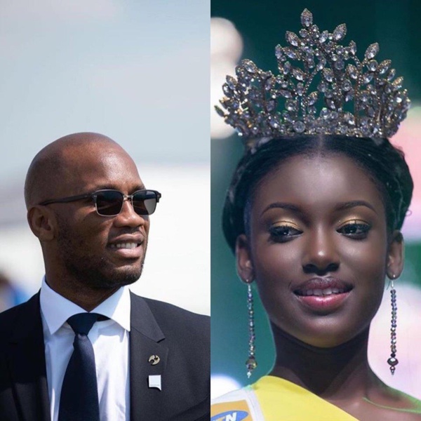 Didier Drogba parle de la Miss Côte d'Ivoire 2019, Tara Gueye  