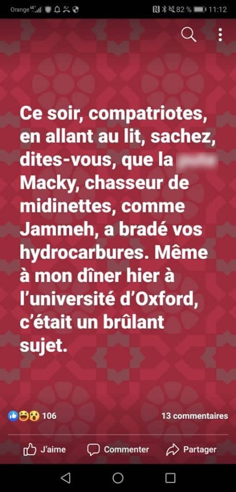 Attention à la manipulation: Pourquoi sur ce post la photo de profil d' Adama Gaye n’apparaît pas ? Attention à la manipulation: Pourquoi sur ce post la photo de profil d' Adama Gaye n’apparaît pas ?