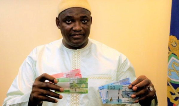 Mise en circulation du nouveau Dalasis: Barrow efface Jammeh Mise en circulation du nouveau Dalasis: Barrow efface Jammeh