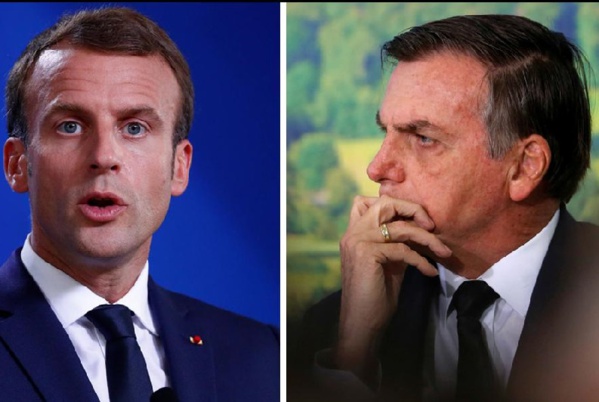 Macron accuse le président Brésilien d'avoir "menti" sur ses engagements en faveur de l'environnement 