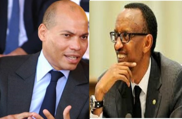 Karim Wade chez le président Kagamé Karim Wade chez le président Kagamé