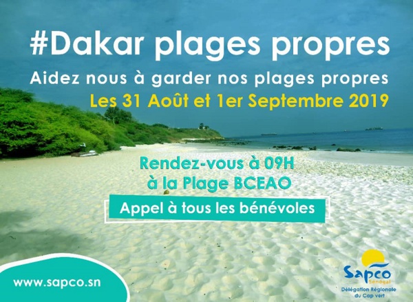 Sapco-Sénégal lance l'opération "Dakar plages propres 2019 " Sapco-Sénégal lance l'opération "Dakar plages propres 2019 "