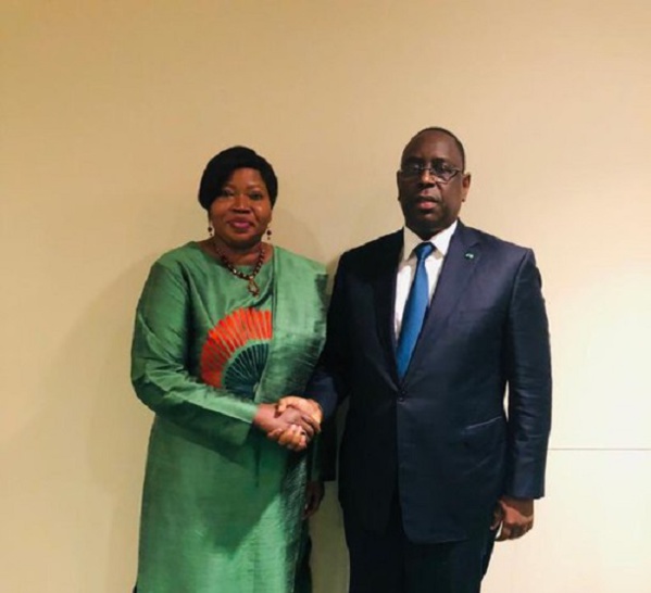 New-York : Bensouda rencontre Macky qui renouvelle son soutien à la CPI