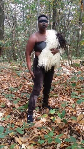 PARIS: L’actrice Oumy Thiaré  avec la compagnie Les Framboisiers