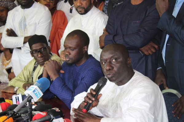 Non, l'opposition n'a pas lâché Ousmane Sonko Non, l'opposition n'a pas lâché Ousmane Sonko