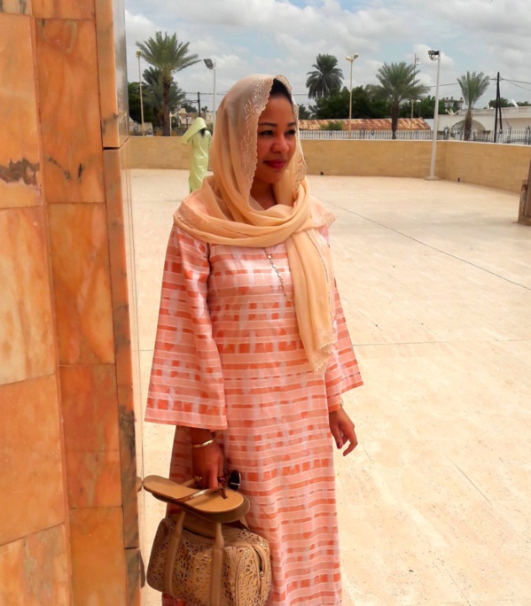 MAGAL de TOUBA 2019: Léna Sène reçue par Serigne Bass Abdou Khadre MAGAL de TOUBA 2019: Léna Sène reçue par Serigne Bass Abdou Khadre