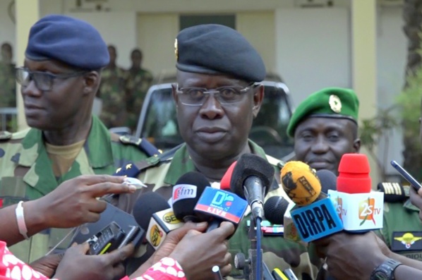 Le Chef d'Etat Major des forces armées attendu ce mercredi à Ziguinchor 