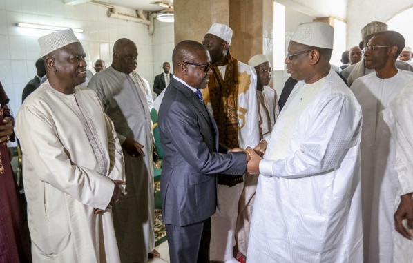 Macky Sall retrouve Pierre Atépa Goudiaby Macky Sall retrouve Pierre Atépa Goudiaby