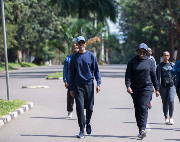 Rwanda: Kagame et son épouse se promènent tranquillement 