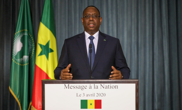 Le président Macky Sall: «Restons chez nous. Prenons conscience des risques... » Le président Macky Sall: «Restons chez nous. Prenons conscience des risques... »