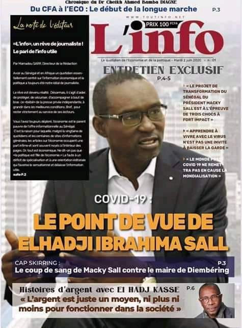 "L'Info", le nouveau Quotidien d'information 