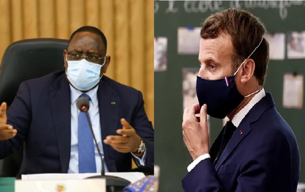 Macky en quarantaine : Macron annule sa visite à Dakar Macky en quarantaine : Macron annule sa visite à Dakar