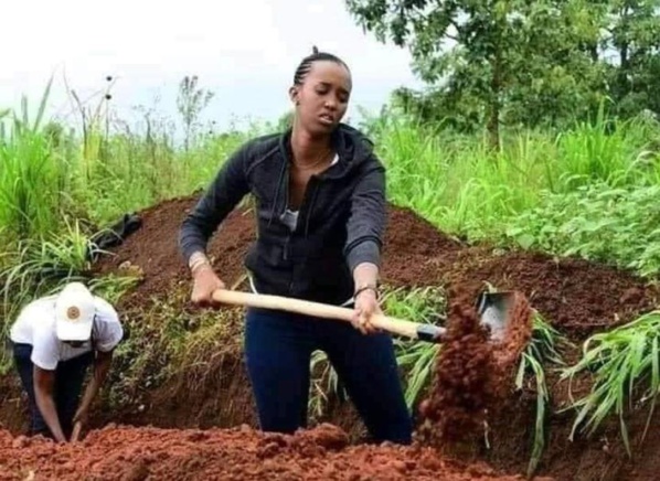 La fille du président Rwandais Paul Kagamé La fille du président Rwandais Paul Kagamé