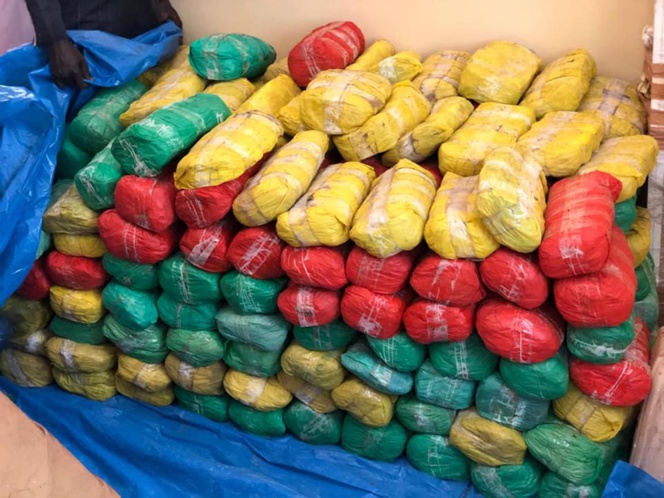 En 72 heures, 537 kg de chanvre indien saisis au Sénégal En 72 heures, 537 kg de chanvre indien saisis au Sénégal