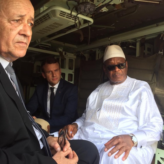 Crise malienne: Macron demande à IBK de suivre les recommandations de CEDEAO
