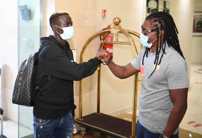 Arrivée des Lions, à l'hôtel Farah de Rabat (Images)
