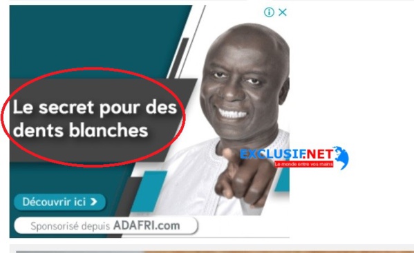 Idrissa Sesck s'est-il lancé dans la Pub ?