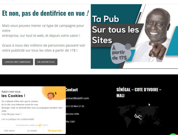 Idrissa Sesck s'est-il lancé dans la Pub ?