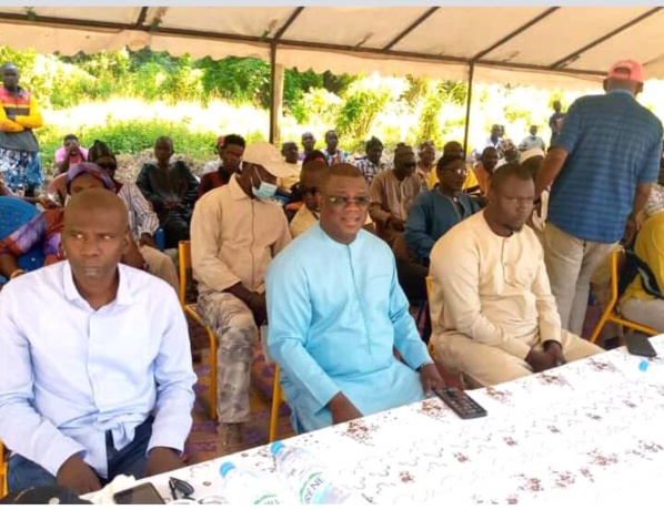 Construction de l'église de Sindone: Baldé dépose 10 tonnes de ciment