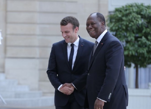 Macron a félicité le président ivoirien pour sa réélection controversée Macron a félicité le président ivoirien pour sa réélection controversée