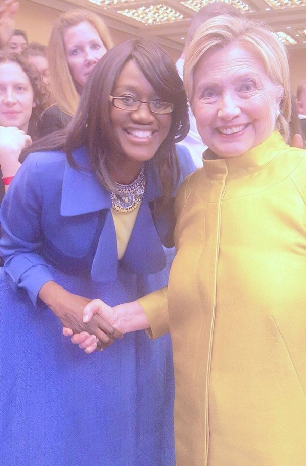 Dr Anta Sane et Hillary Clinton