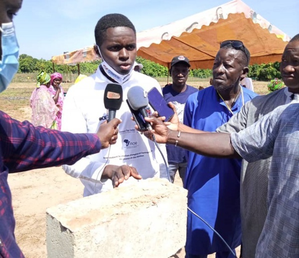 Goudomp: la Pose de la première pierre d'usine de transformation des produits locaux