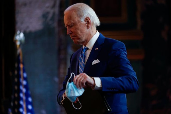 Joe Biden, victime d'une fracture du pied
